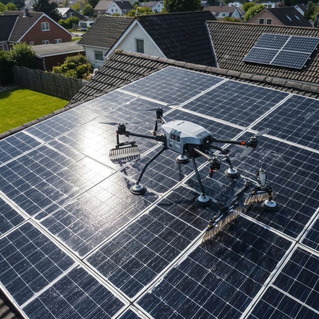 Почистване на соларни панели